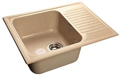 Granfest Мойка кухонная Standart GF-S645L Песочный – фотография-1